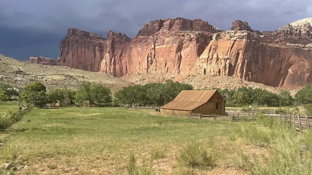 Fruita campground and Capitol Reef scenery